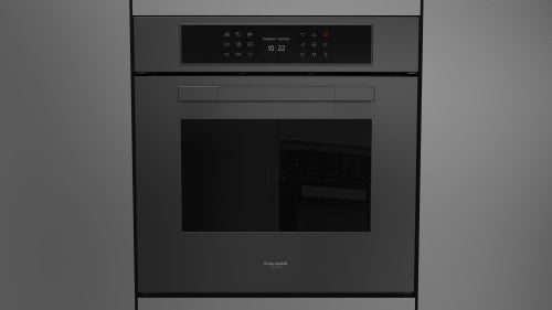 Fulgor Milano F7MSP24MB1 24 Inch Matteo 700 Series Convection Single Oven, Self Clean: Matte Matte Black