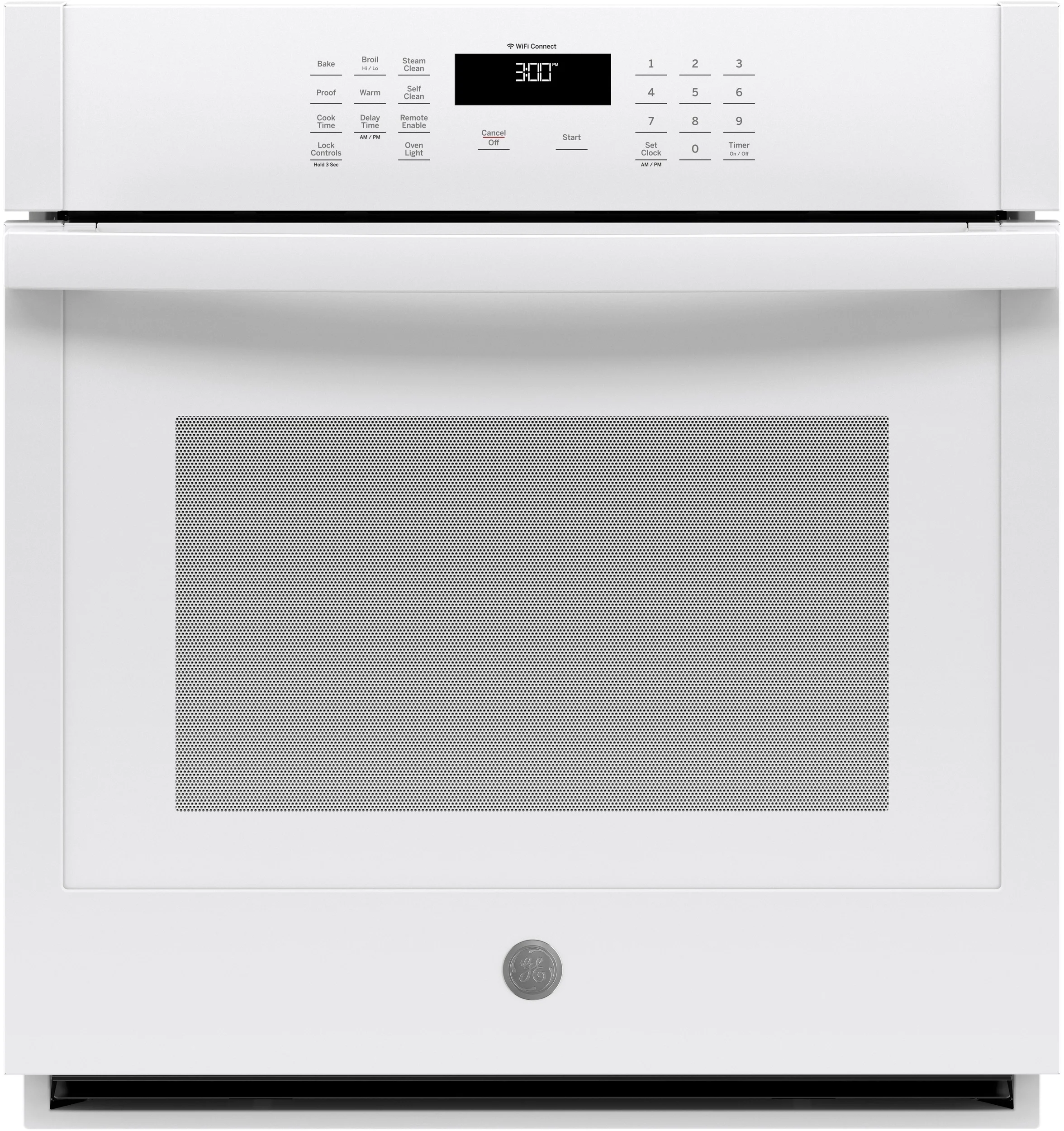GE 27" White Electric Single Wall Oven