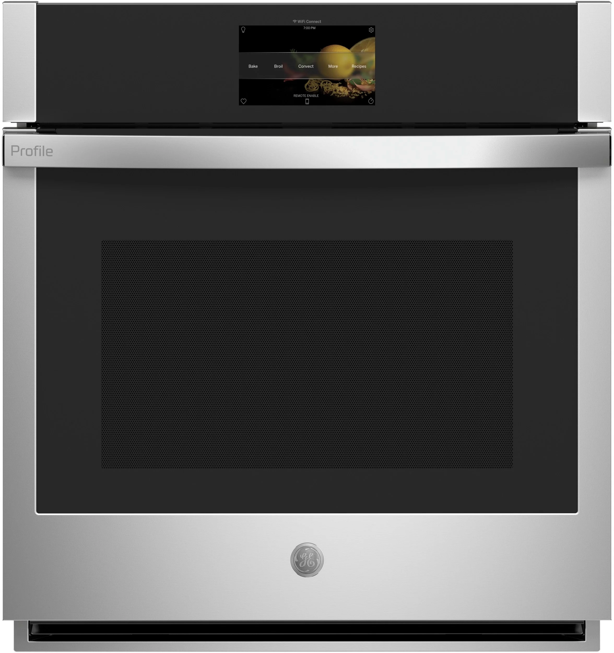 GE Profile 27" Stainless Steel Electric Single Wall Oven - Convection