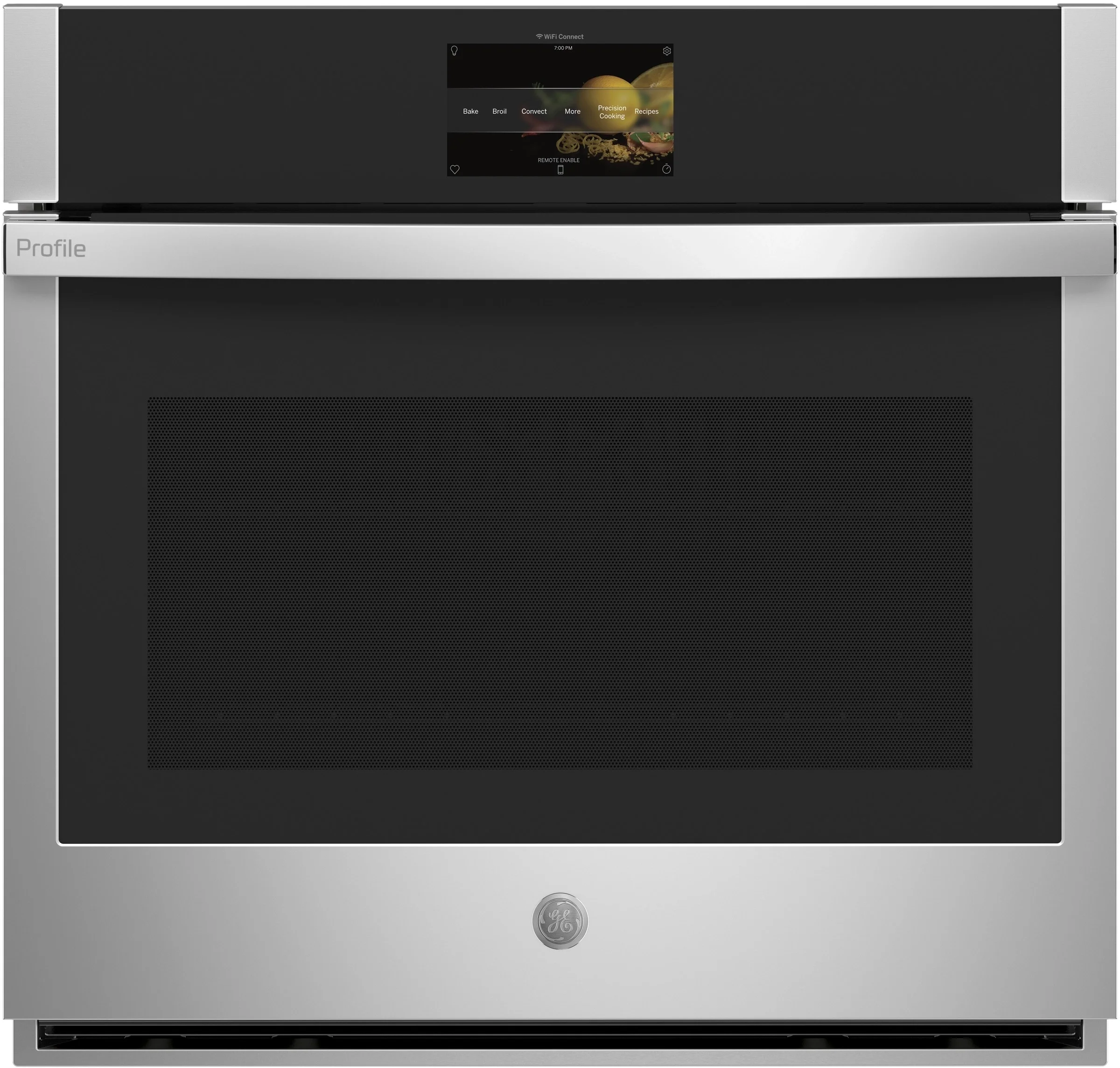 GE Profile 30" Stainless Steel Electric Wall Oven with Air Fry - Convection - ADA Compliant