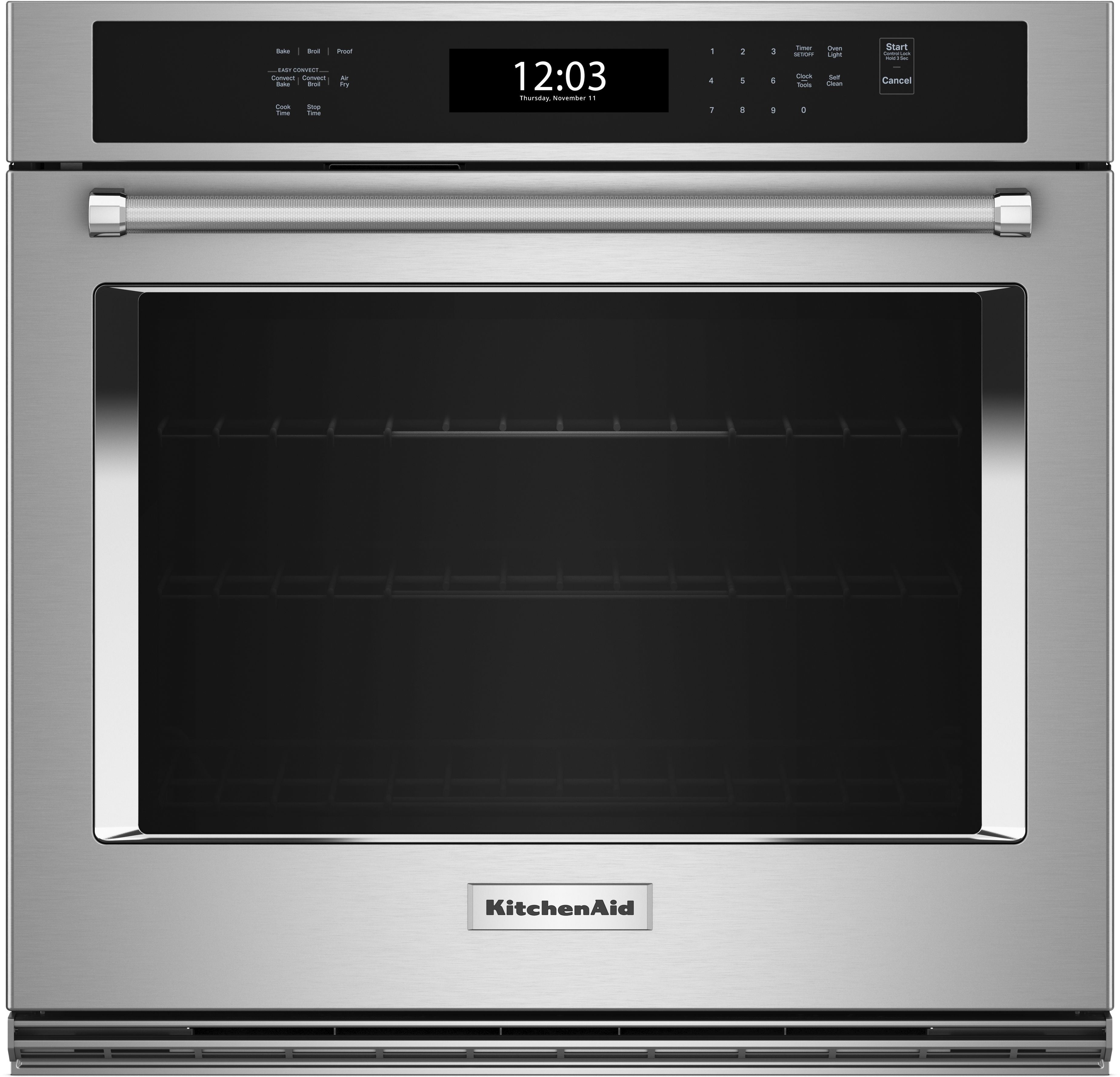 KitchenAid KOES530PSS 30 Inch Single Electric Wall Oven Stainless Steel