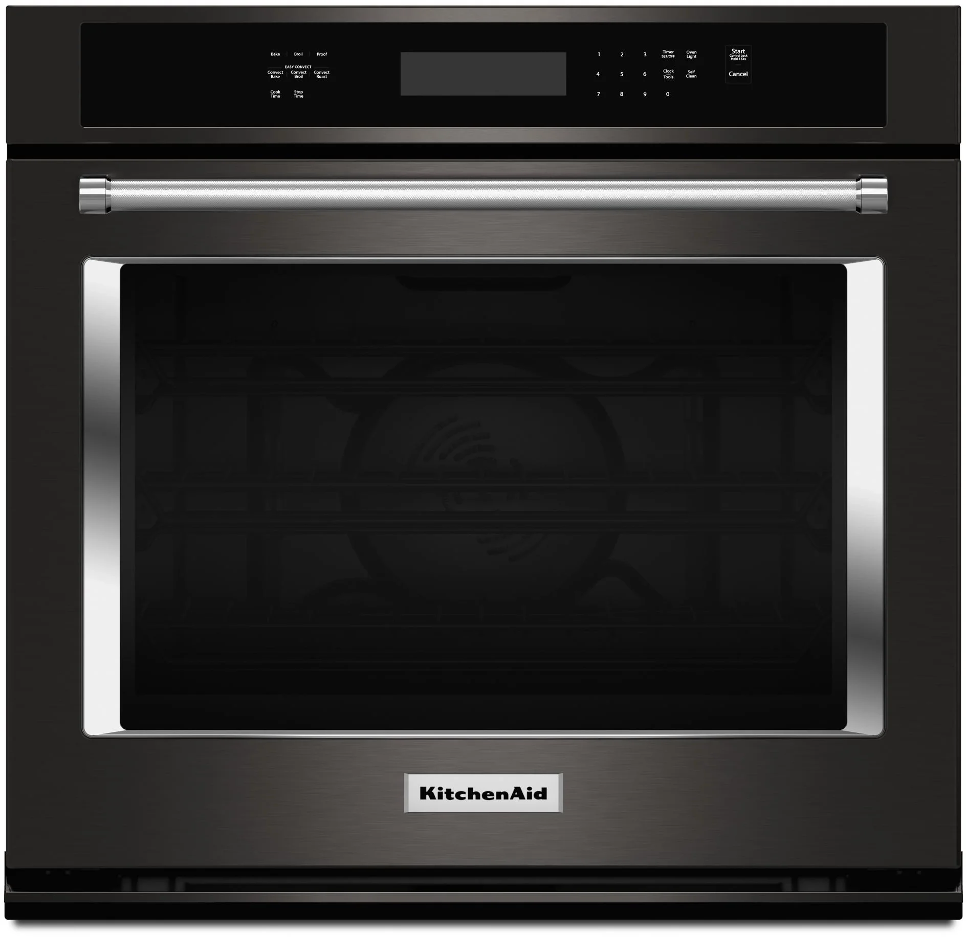 Kitchen Aid KitchenAid 30" Black Stainless Steel Electric Wall Oven - Convection