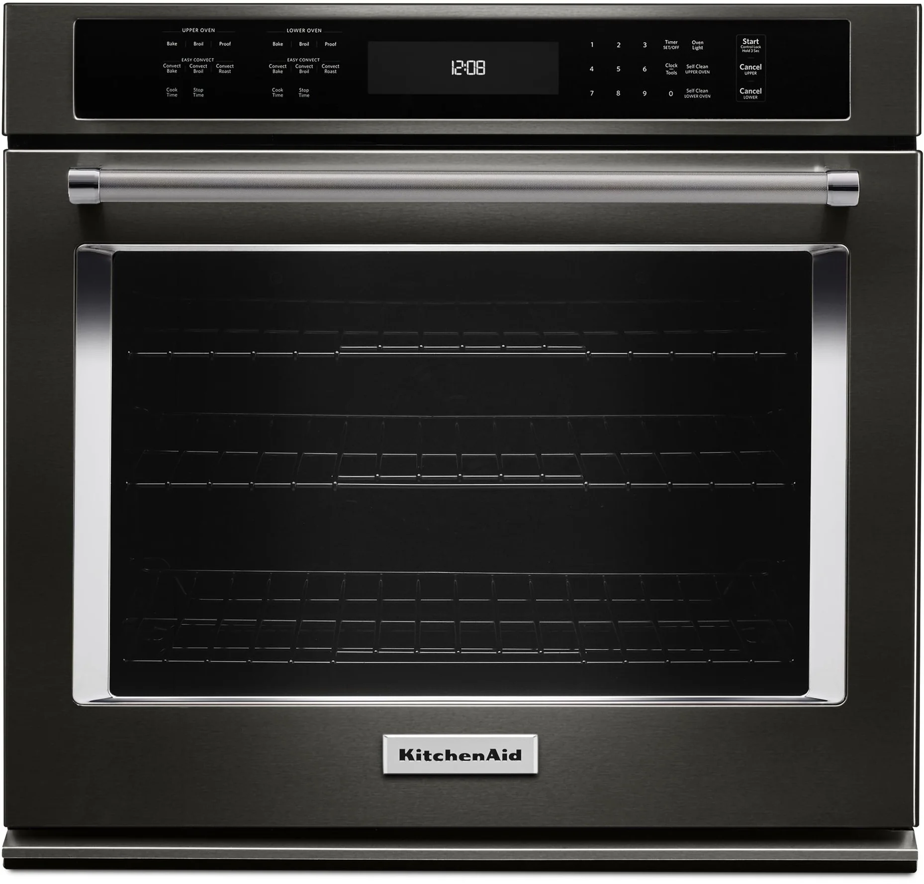 Kitchen Aid KitchenAid 27" Black Stainless Steel Electric Wall Oven - Convection