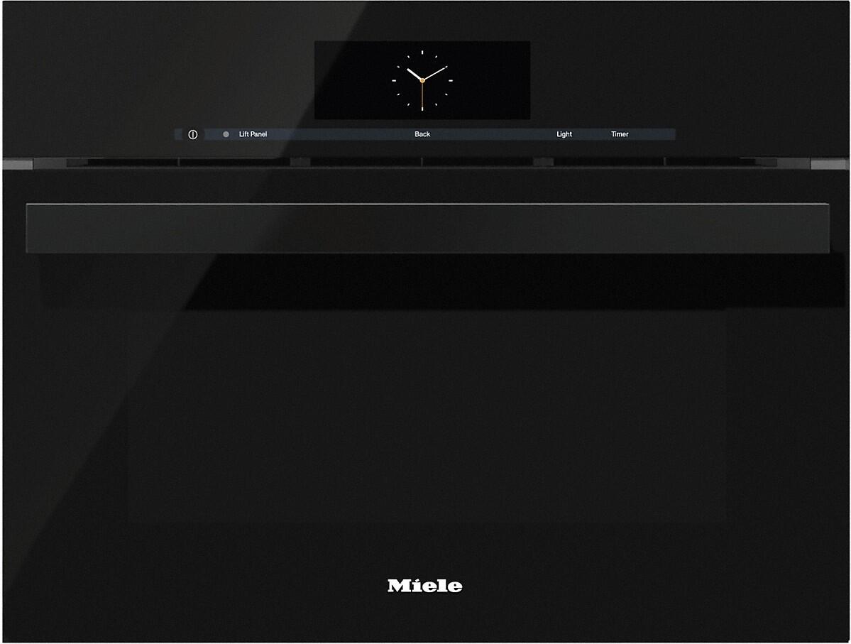 Miele DGC68001XLOBSW M Touch Series 24 Inch Obsidian Black Electric Single Wall Steam Oven