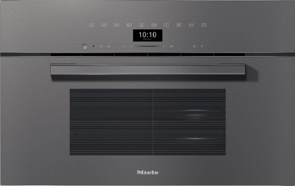 Miele DGC7470GG VitroLine Series 30 Inch Graphite Grey Electric Single Wall Steam Oven