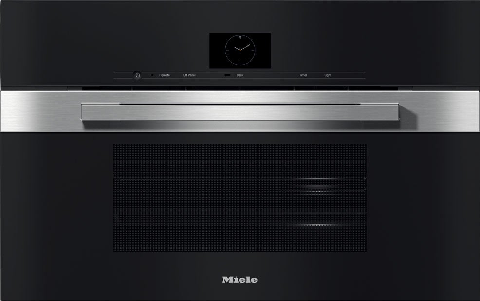 Miele DGC7670CTS PureLine Series 30 Inch Clean Touch Steel Electric Single Wall Steam Oven