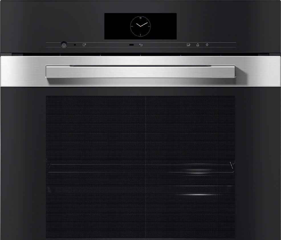 Miele DGC7860CTS PureLine Series 24 Inch Clean Touch Steel Electric Single Wall Steam Oven
