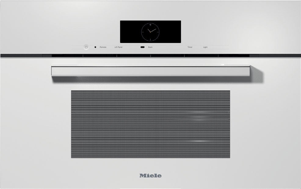 Miele DGC7870BW VitroLine Series 30 Inch Brilliant White Electric Single Wall Steam Oven
