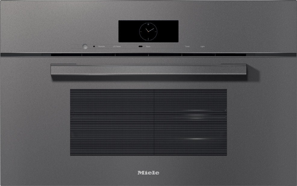 Miele DGC7870GG VitroLine Series 30 Inch Graphite Grey Electric Single Wall Steam Oven