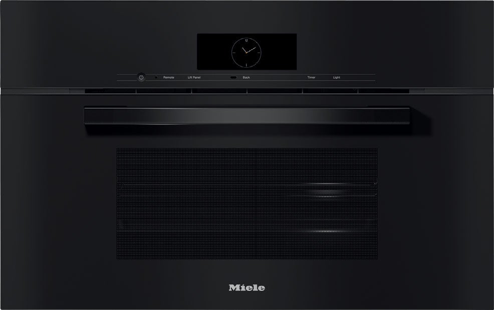 Miele DGC7870OB VitroLine Series 30 Inch Obsidian Black Electric Single Wall Steam Oven