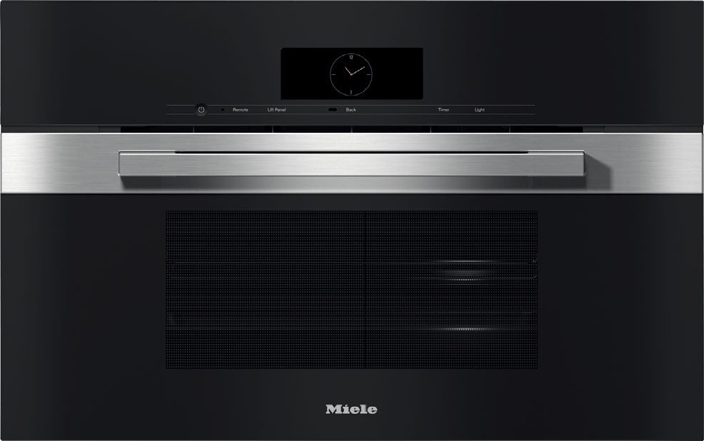 Miele DGC7875CTS PureLine Series 30 Inch Clean Touch Steel Electric Single Wall Steam Oven