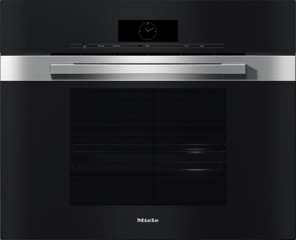 Miele DGC7880CTS PureLine Series 30 Inch Clean Touch Steel Electric Single Wall Steam Oven