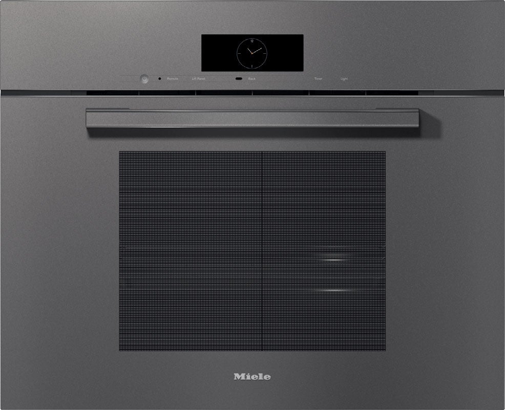 Miele DGC7880XGG ArtLine Series 30 Inch Graphite Grey Electric Single Wall Oven