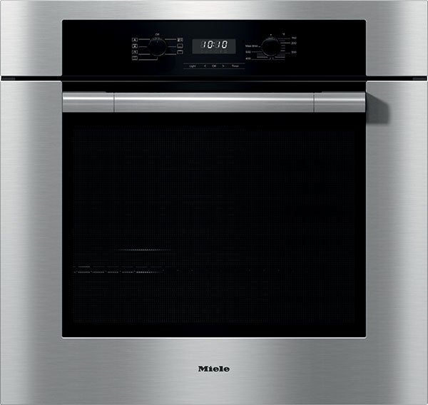 Miele H2780BPCTS ContourLine Series 30 Inch Clean Touch Steel Electric Single Wall Oven