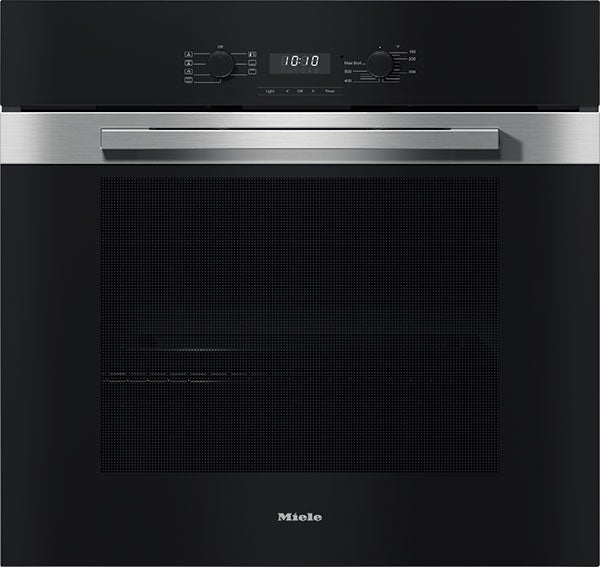 Miele H2880BPCTS PureLine Series 30 Inch Clean Touch Steel Electric Single Wall Oven