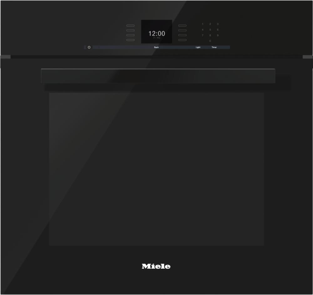 Miele H6680BPOBSW SensorTronic Series 30 Inch Obsidian Black Electric Single Wall Oven