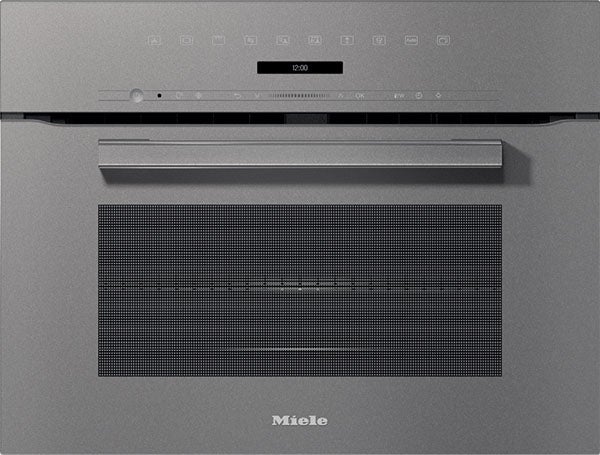 Miele H7240BMGG VitroLine Series 24 Inch Graphite Grey Electric Single Wall Speed Oven