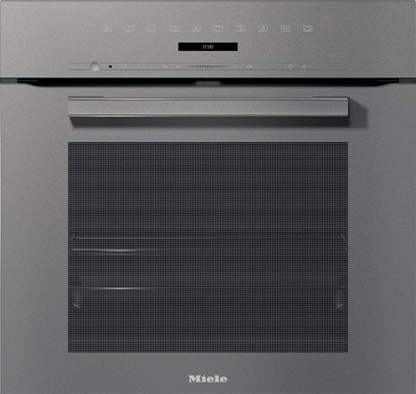Miele H7263BPGG VitroLine Series 24 Inch Graphite Grey Electric Single Wall Oven