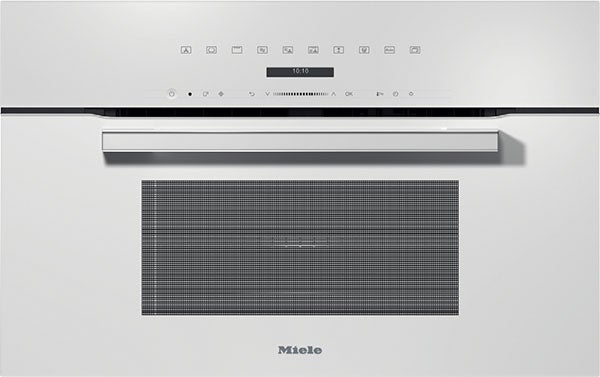 Miele H7270BMBW VitroLine Series 30 Inch Brilliant White Electric Single Wall Speed Oven