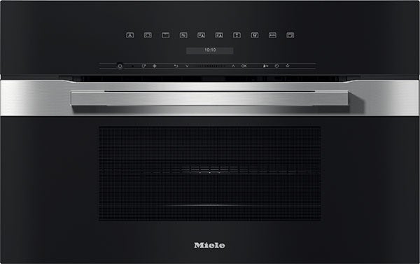 Miele H7270BMCTS PureLine Series 30 Inch Clean Touch Steel Electric Single Wall Speed Oven