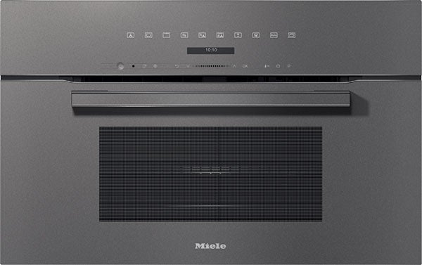 Miele H7270BMGG VitroLine Series 30 Inch Graphite Grey Electric Single Wall Speed Oven