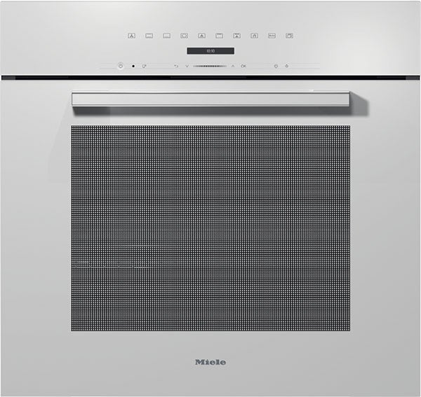 Miele H7280BPBW VitroLine Series 30 Inch Brilliant White Electric Single Wall Oven
