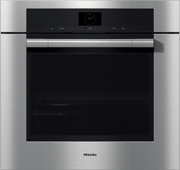 Miele H7580BP ContourLine Series 30 Inch Clean Touch Steel Electric Single Wall Oven