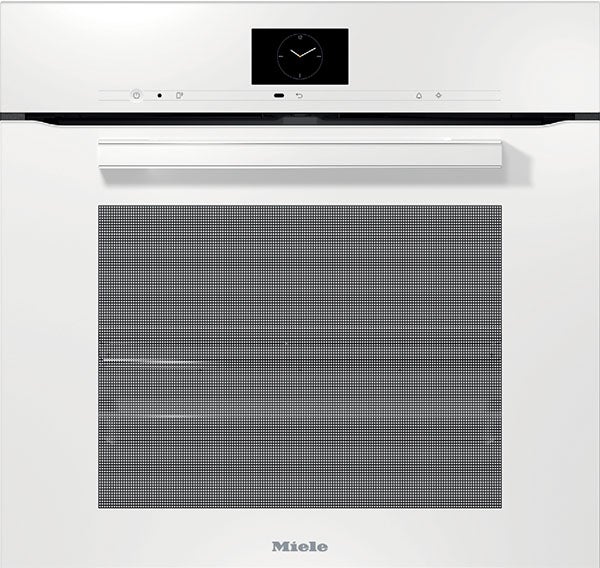 Miele H7660BPBW PureLine Series 24 Inch Brilliant White Electric Single Wall Oven