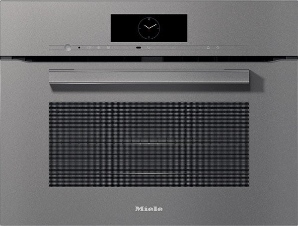 Miele H7840BMGG VitroLine Series 24 Inch Graphite Grey Electric Single Wall Speed Oven