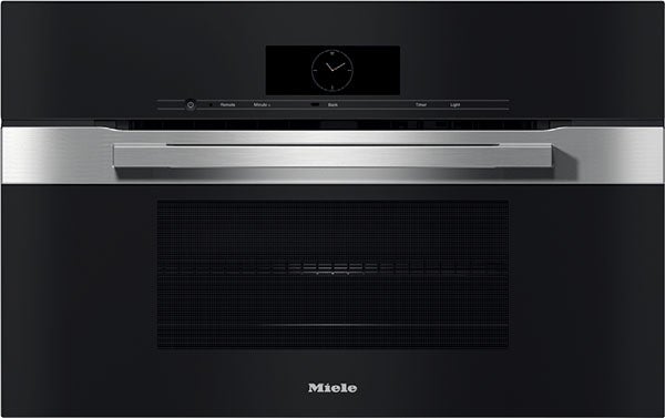 Miele H7870BMCTS PureLine Series 30 Inch Clean Touch Steel Electric Single Wall Speed Oven