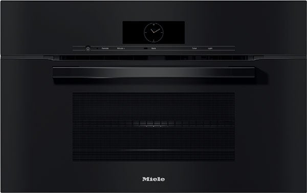 Miele H7870BMOB VitroLine Series Obsidian Black Electric Single Wall Speed Oven