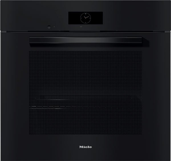 Miele H7880BPOB VitroLine Series 30 Inch Obsidian Black Electric Single Wall Oven