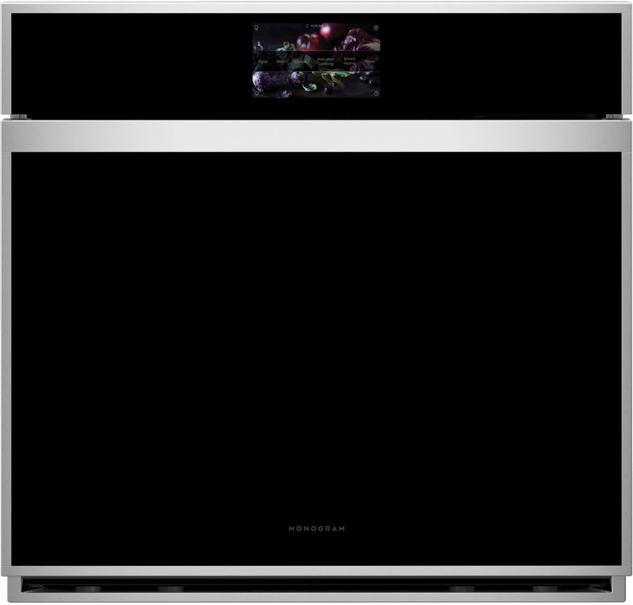 Monogram Minimalist 30" Stainless Steel Electric Single Wall Oven - Convection - ADA Compliant