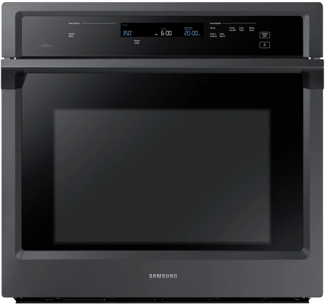 Samsung 30" Black Stainless Steel Electric Single Wall Oven - Convection