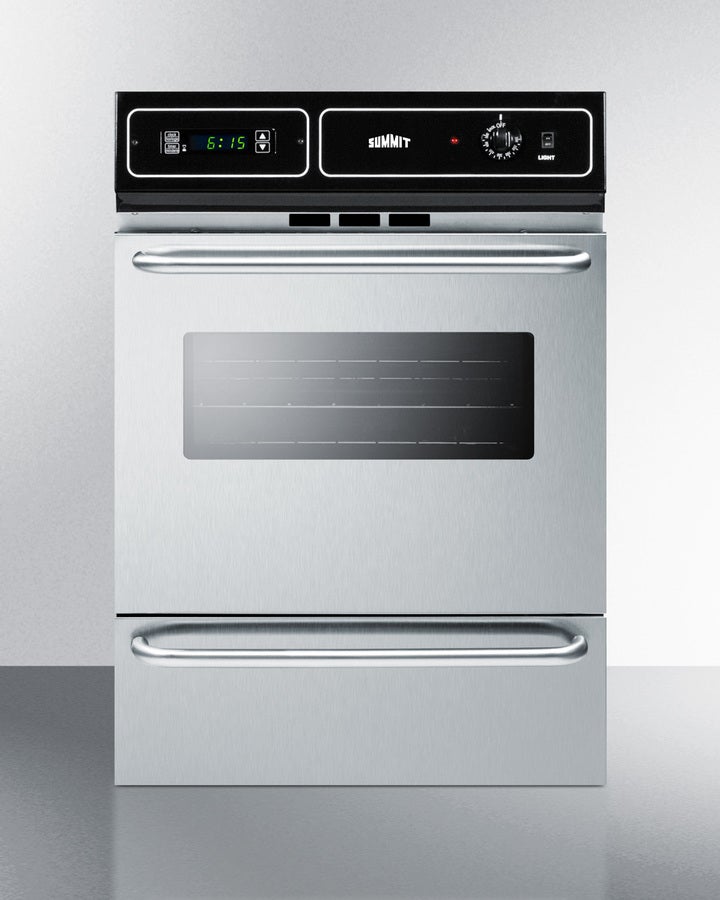 Summit 24" Stainless Steel Electric Single Wall Oven