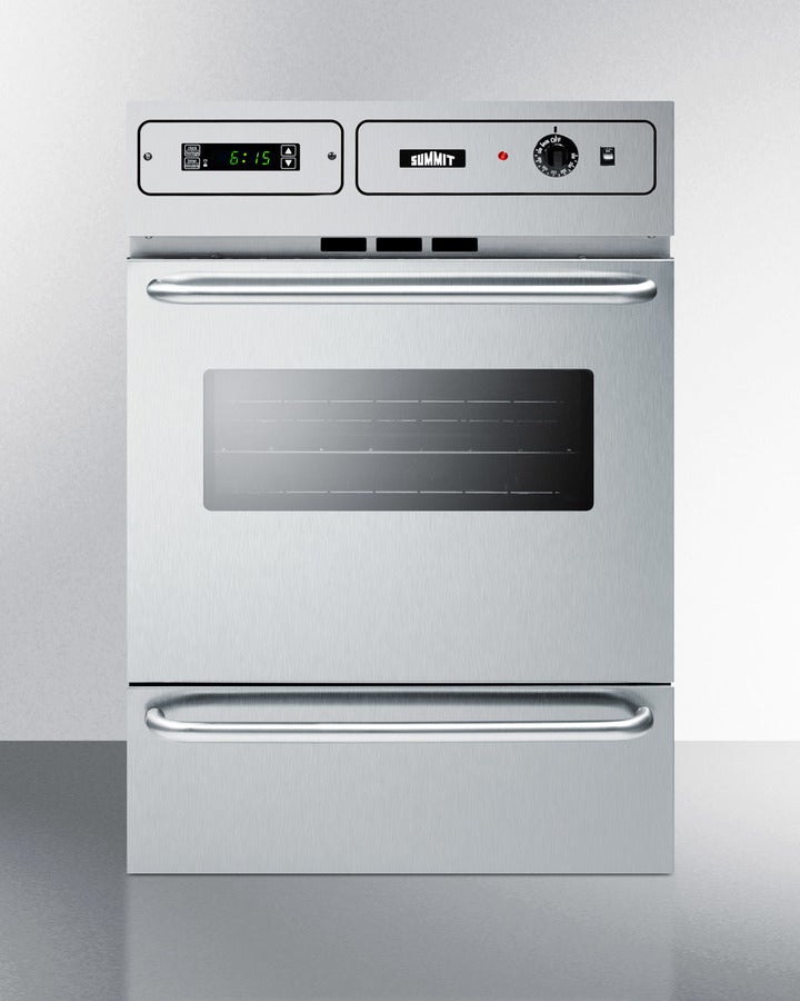 Summit 24" Stainless Steel Electric Single Wall Oven