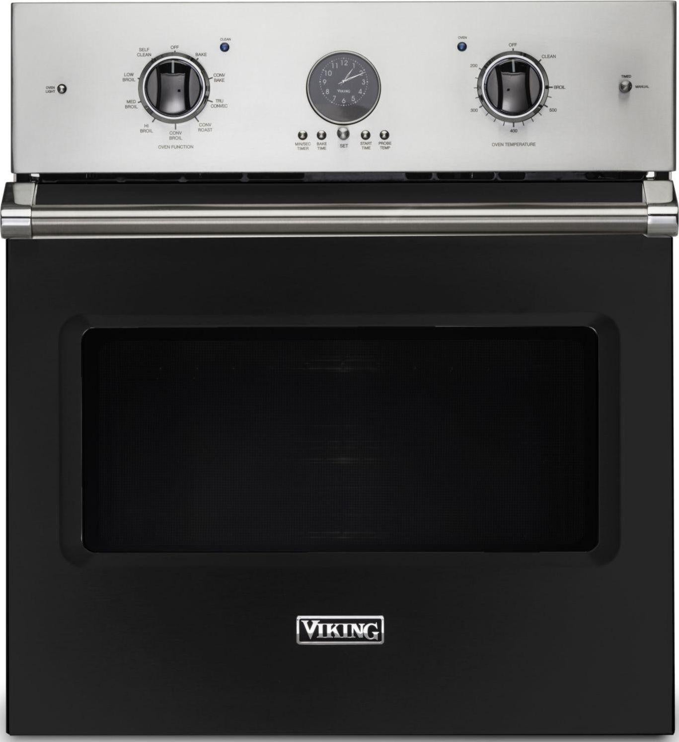 Viking VSOE527CS  5 Series 27 Inch Cast Black Electric Single Wall  Oven