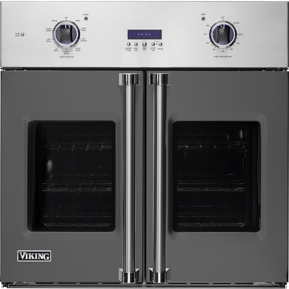 Viking VSOF7301DG  7 Series 30 Inch Damascus Grey Electric Single Wall  French Door Oven
