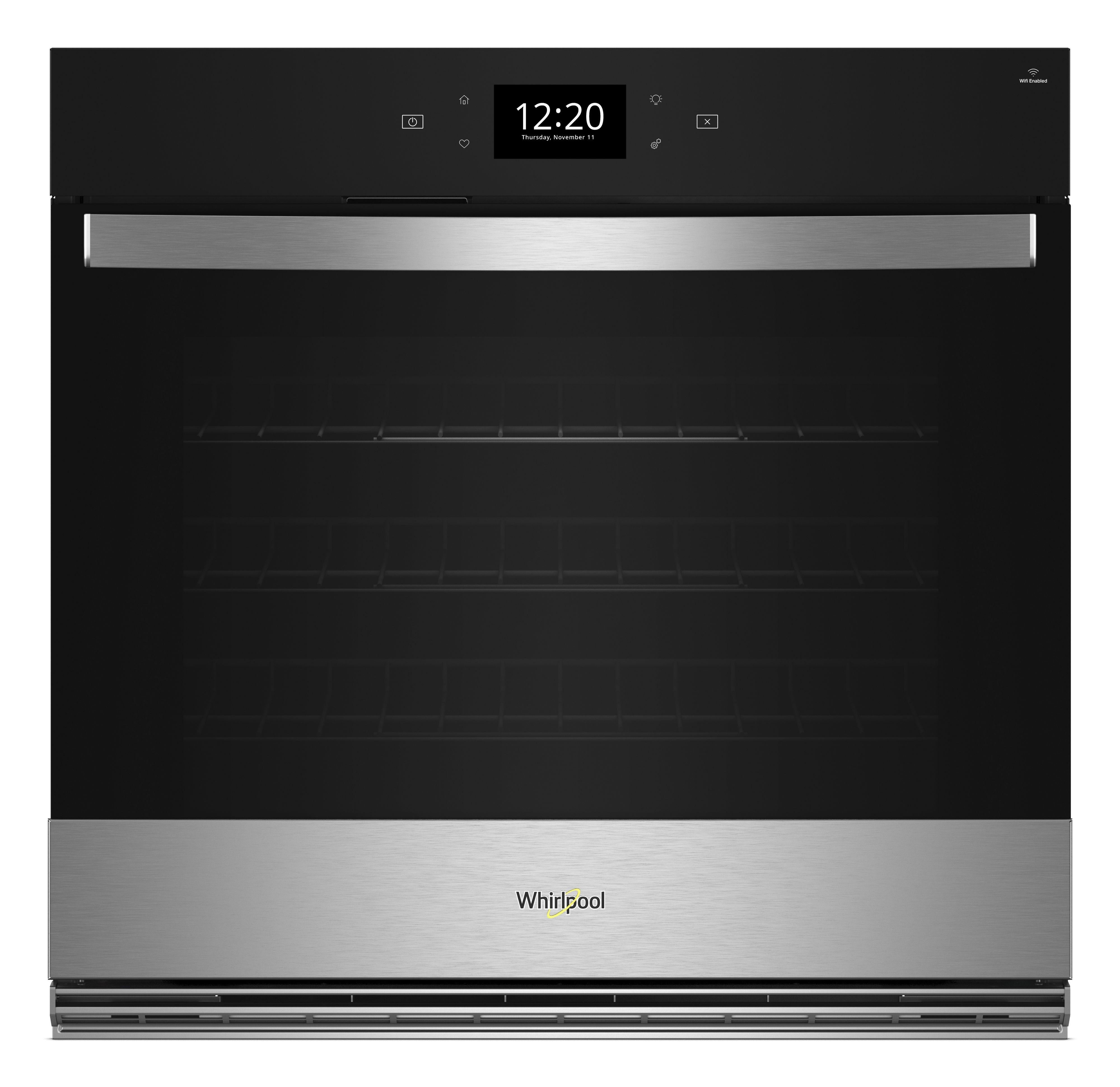 Whirlpool WOES7027PZ 27 Inch Fingerprint Resistant Stainless Steel Electric Single Wall Oven