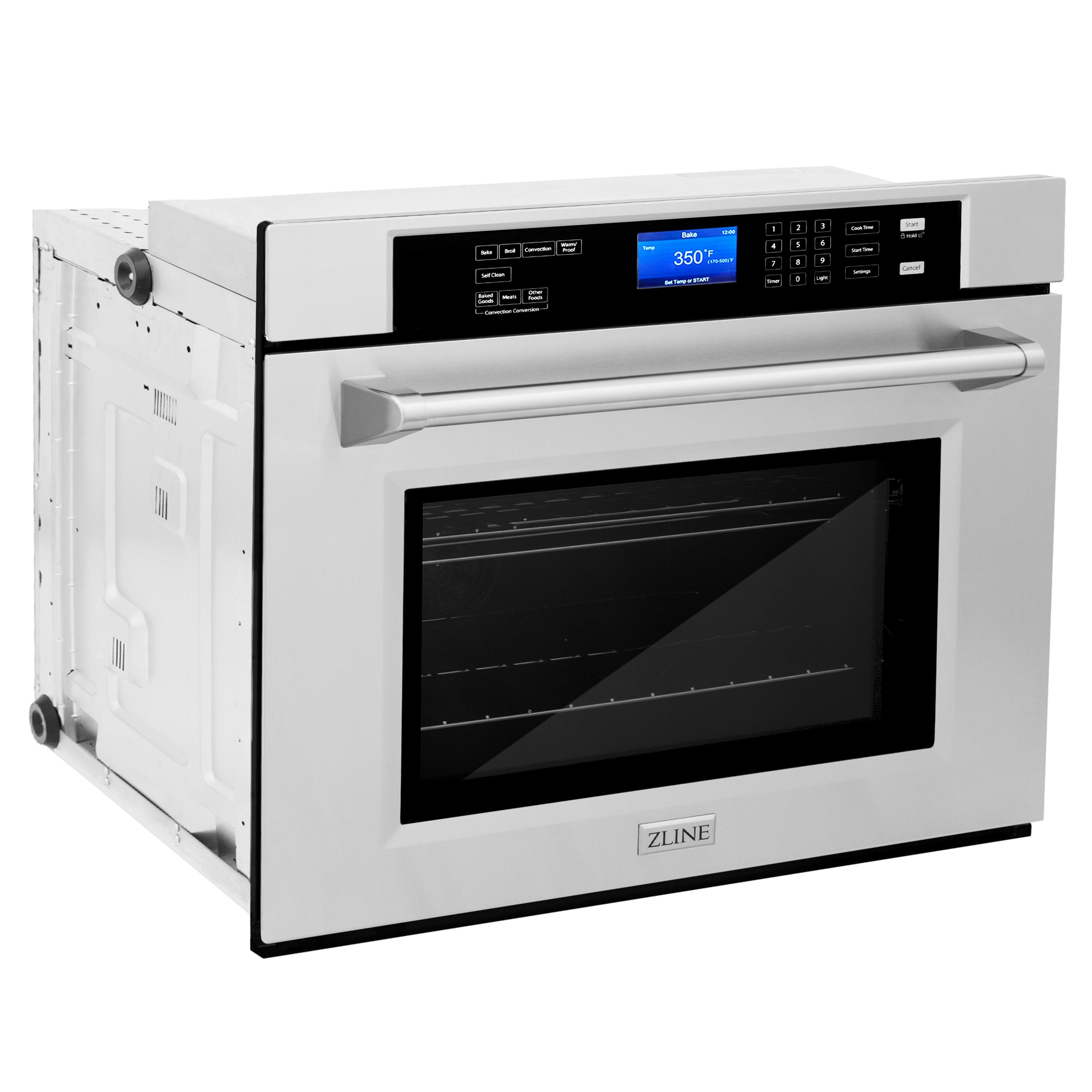 Z Line ZLINE AWSS30 30 Inch DuraSnow Stainless Steel Electric Single Wall Oven