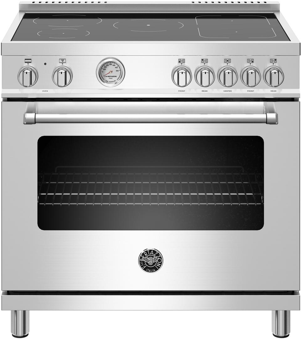 Bertazzoni Master Series 36" Stainless Steel Slide-In Smoothtop Induction Range - Convection