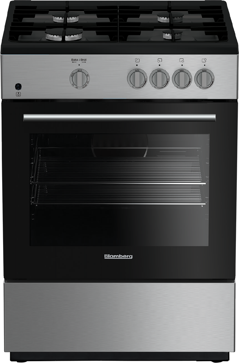 Blomberg 24" Stainless Steel Gas Range