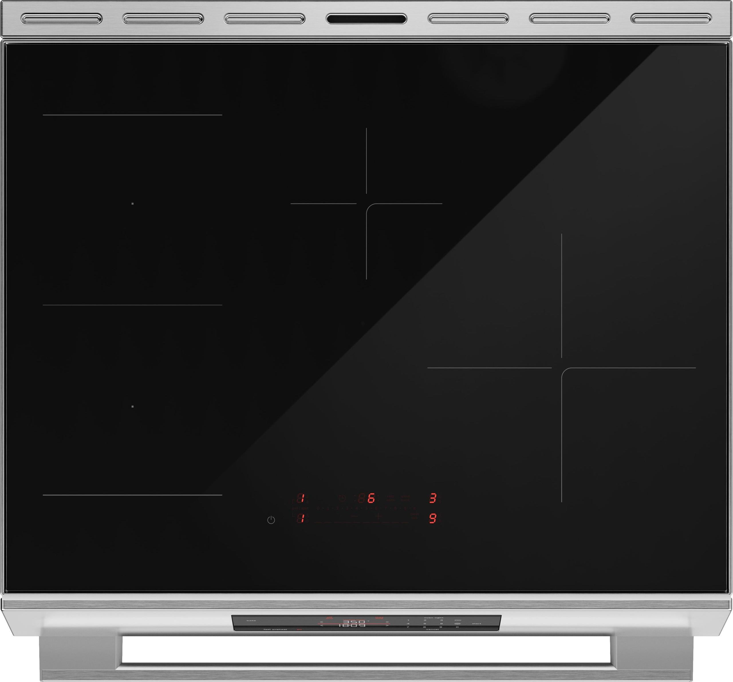 Bosch 30 Inch 500 Series Induction Range: Stainless Steel