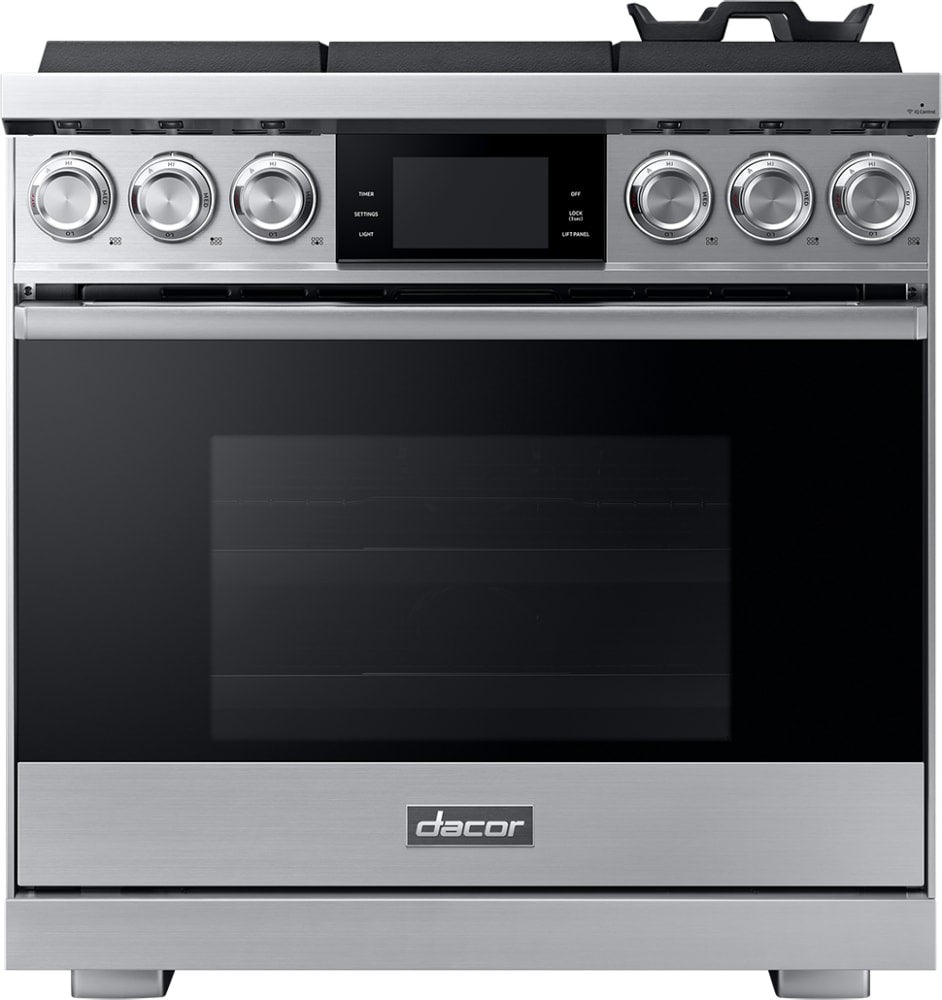 Dacor Modernist 36" Stainless Steel Natural Gas Sealed Burner Range - Convection