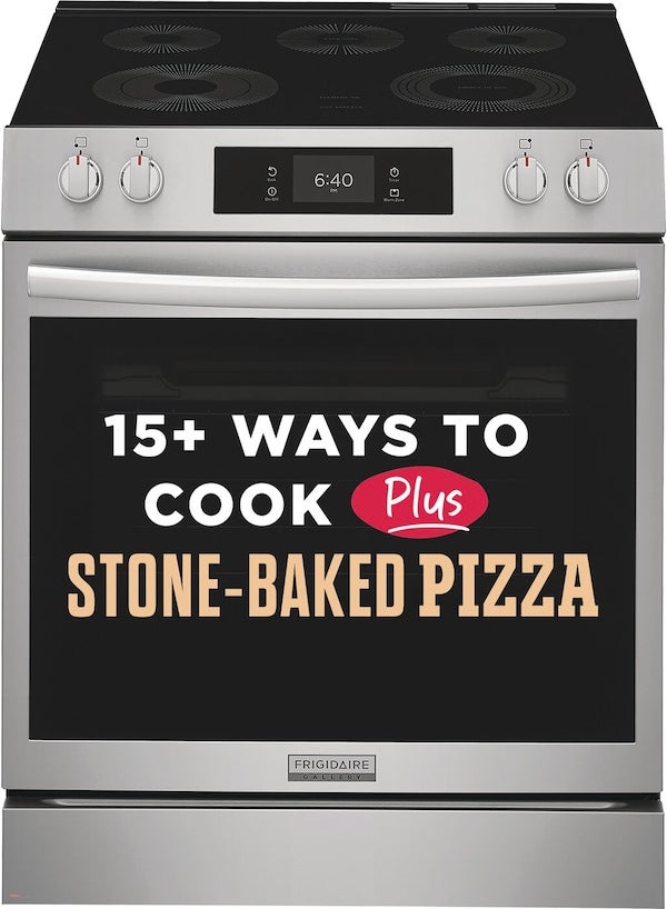 Frigidaire GCFE3070BF 30 Inch Slide-In Electric Range Smudge-Proof Stainless Steel