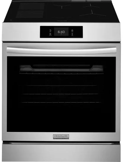 Frigidaire 30 Inch Slide-In Electric Range With Stone-Baked Pizza And 15+ Cooking Modes: Stainless Steel
