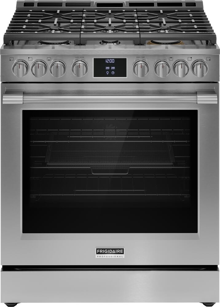 Frigidaire Professional PCFG3080AF 30 Inch Slide-In Gas Range Smudge-Proof Stainless Steel