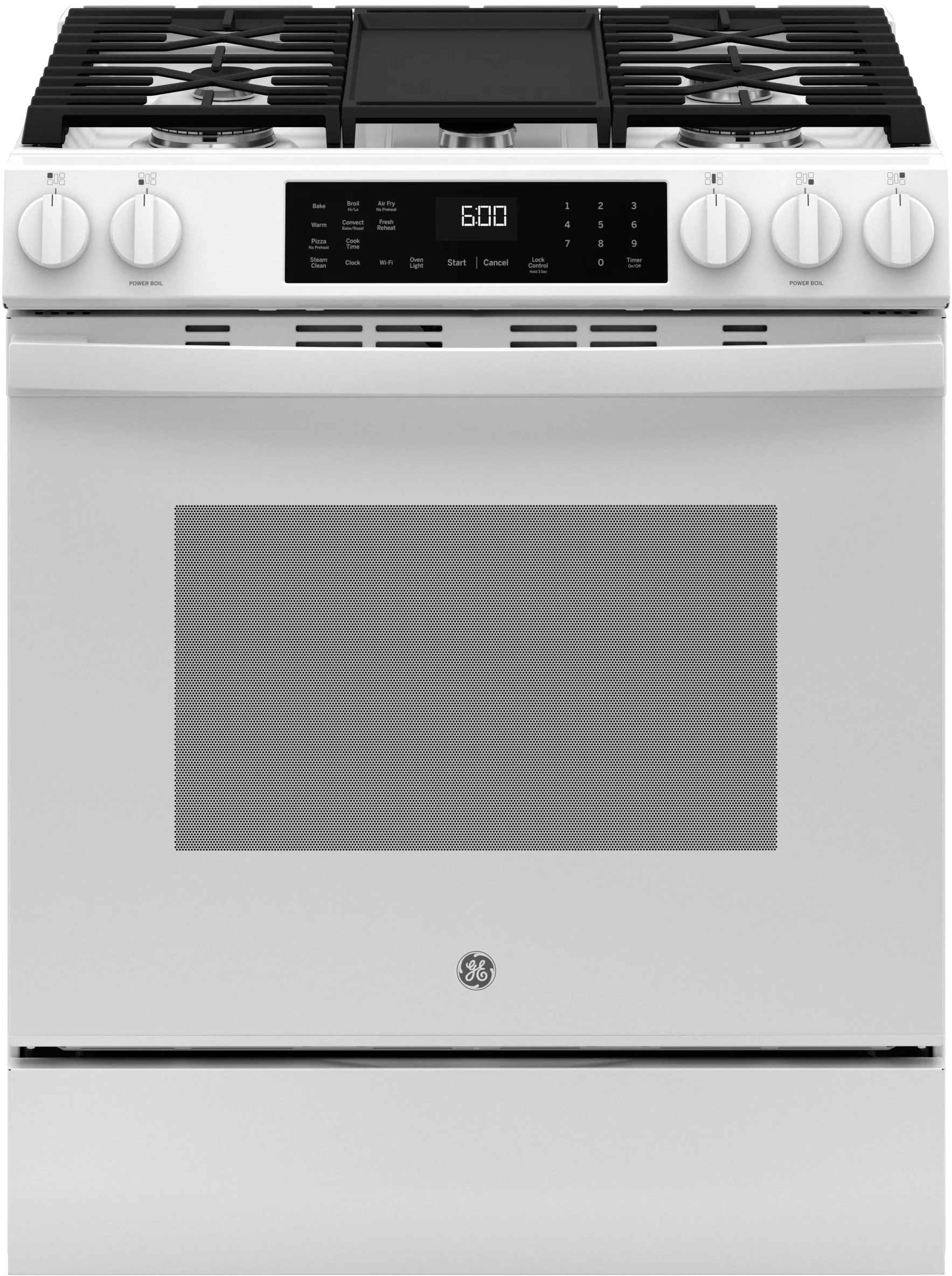 ADA Compliant Slide In Gas Range: White