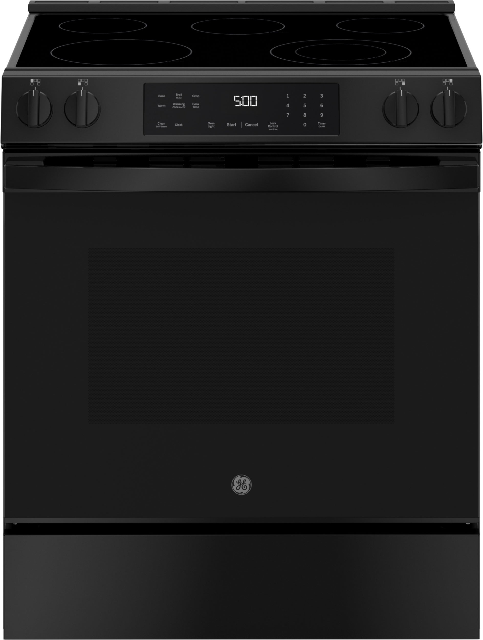 GE GRS500PVBB 30 Inch Slide-In Electric Range Black