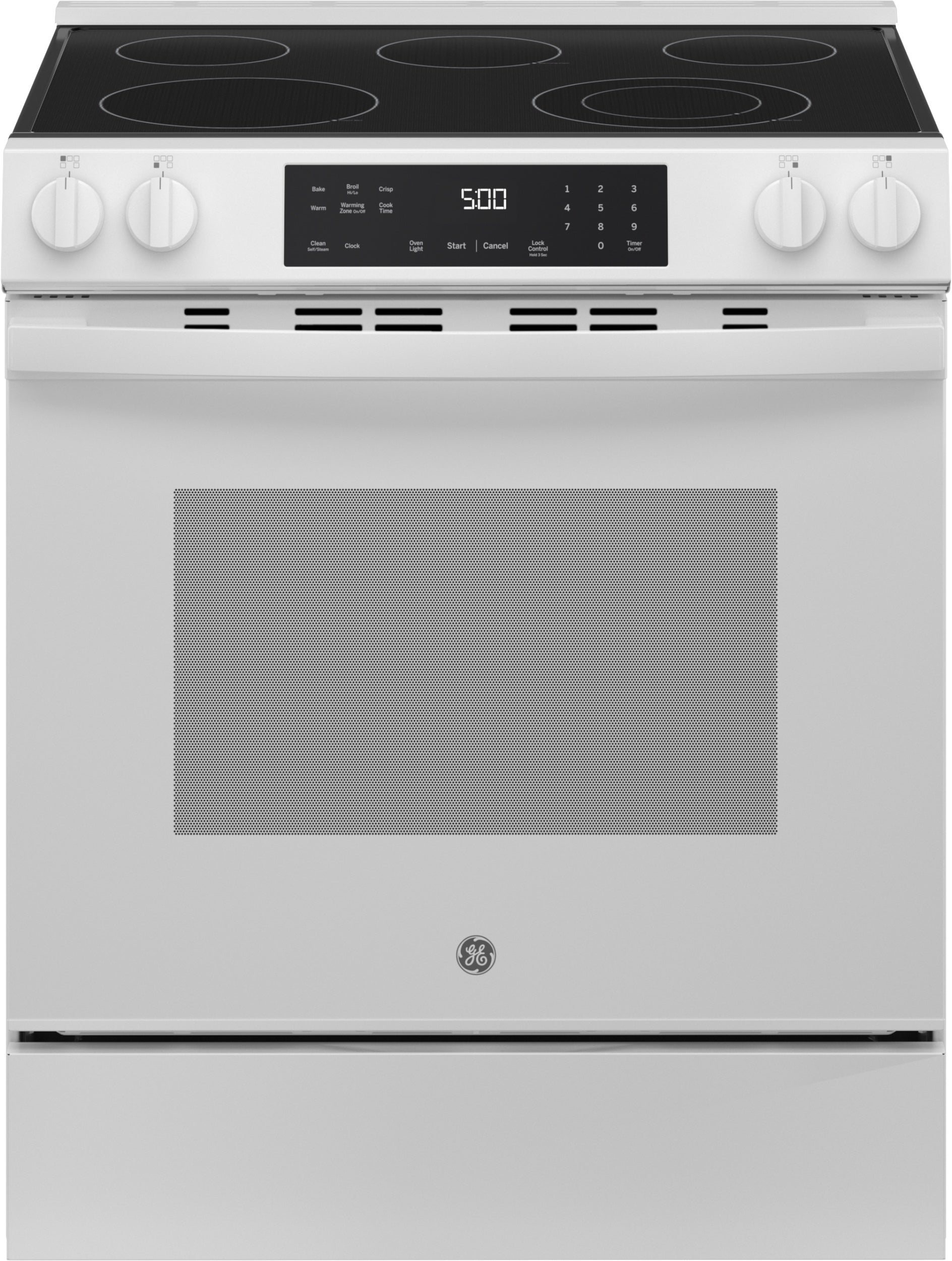 GE GRS500PVWW 30 Inch Slide-In Electric Range White